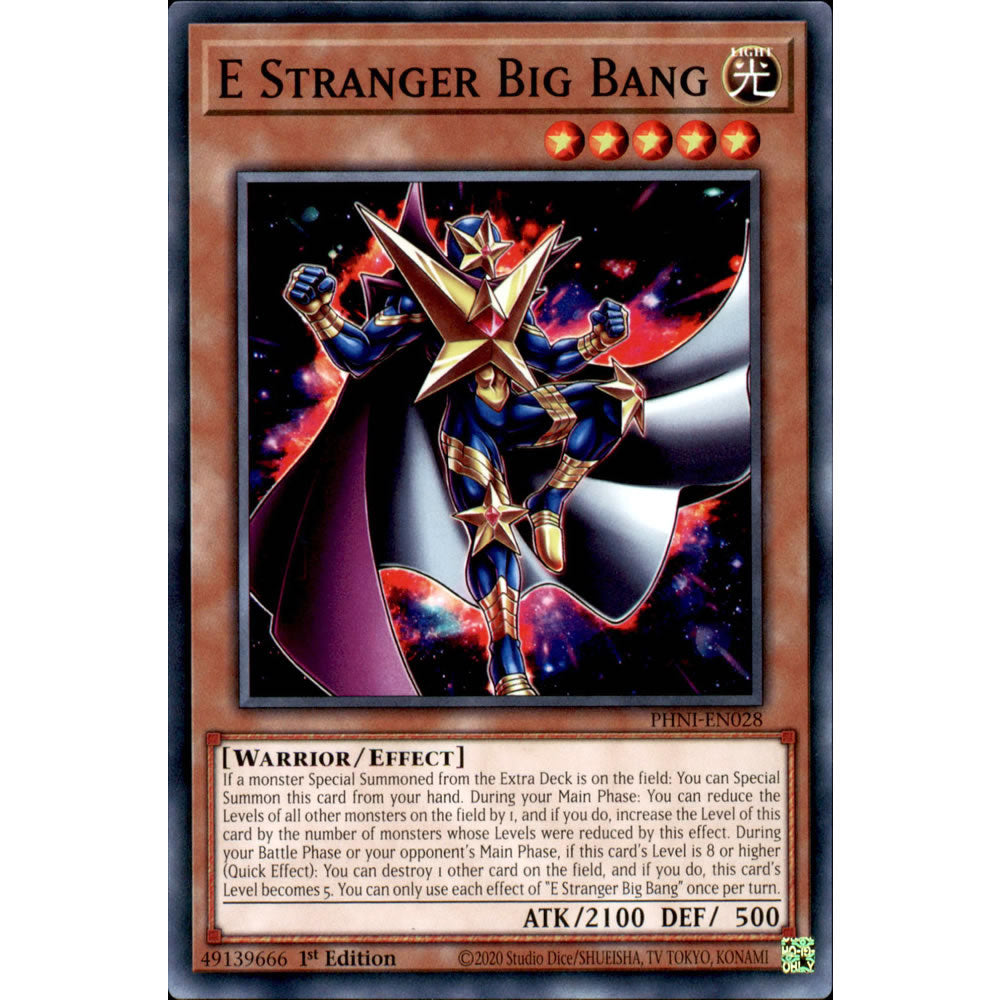 E Stranger Big Bang PHNI-EN028 Yu-Gi-Oh! Card from the Phantom Nightmare Set