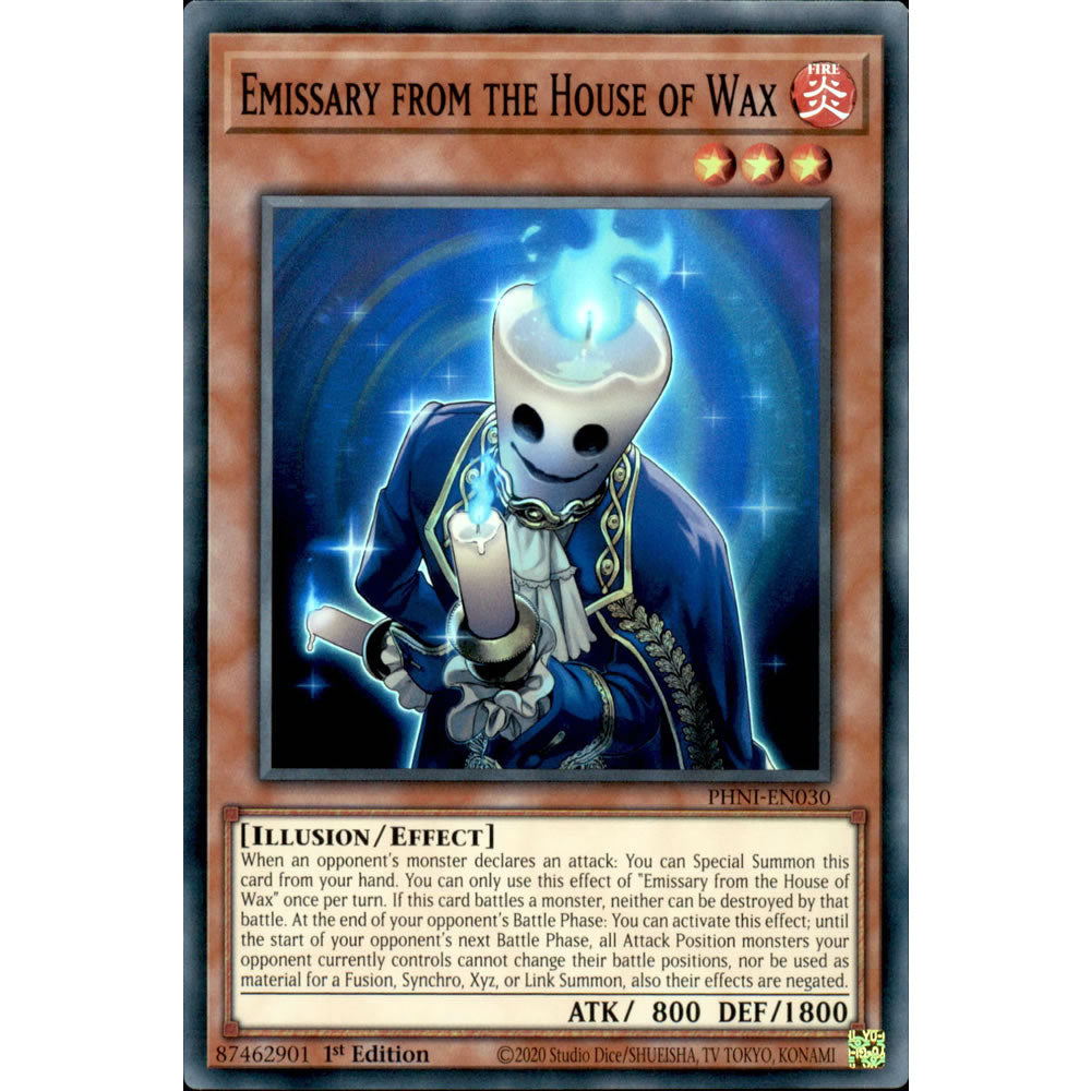 Emissary from the House of Wax PHNI-EN030 Yu-Gi-Oh! Card from the Phantom Nightmare Set