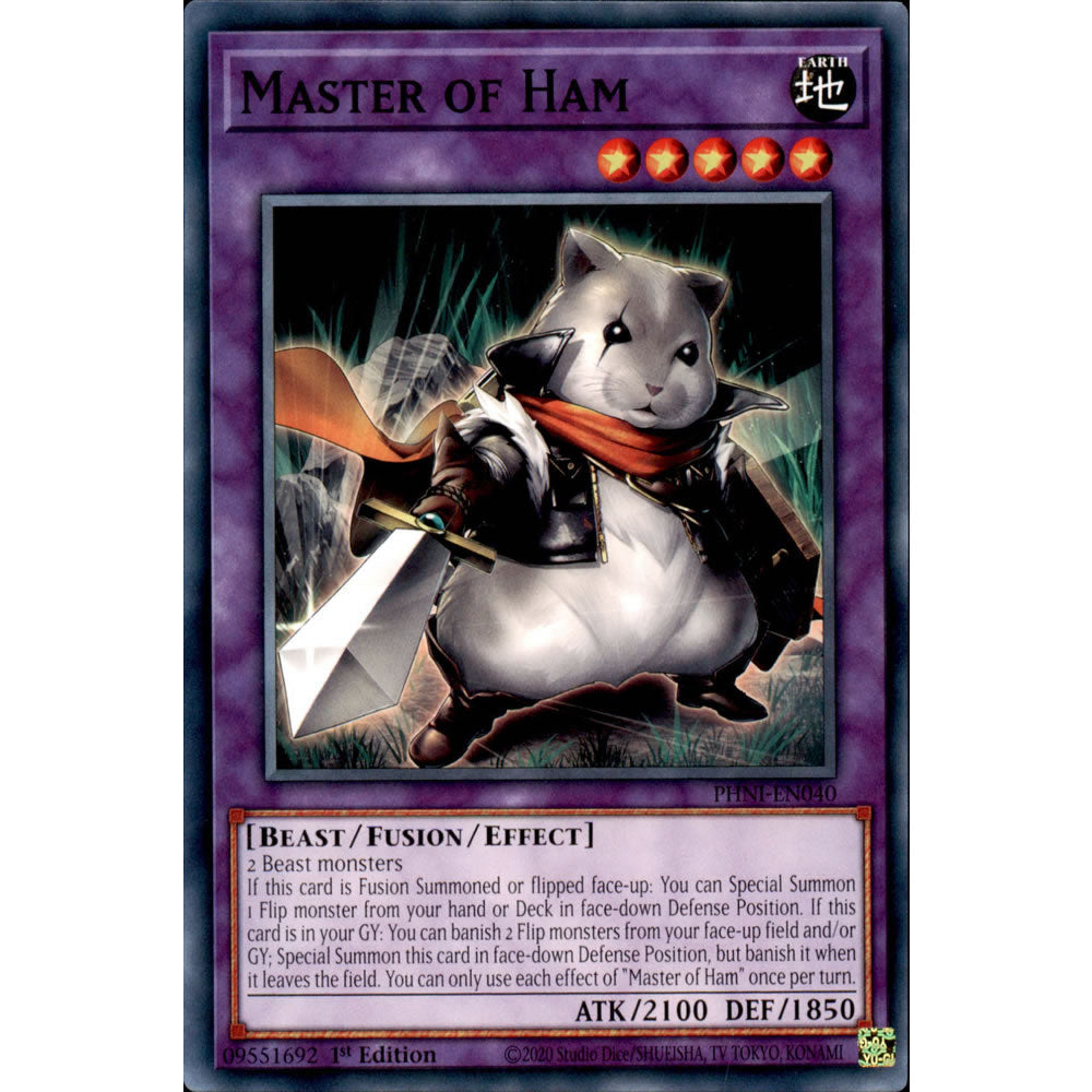 Master of Ham PHNI-EN040 Yu-Gi-Oh! Card from the Phantom Nightmare Set