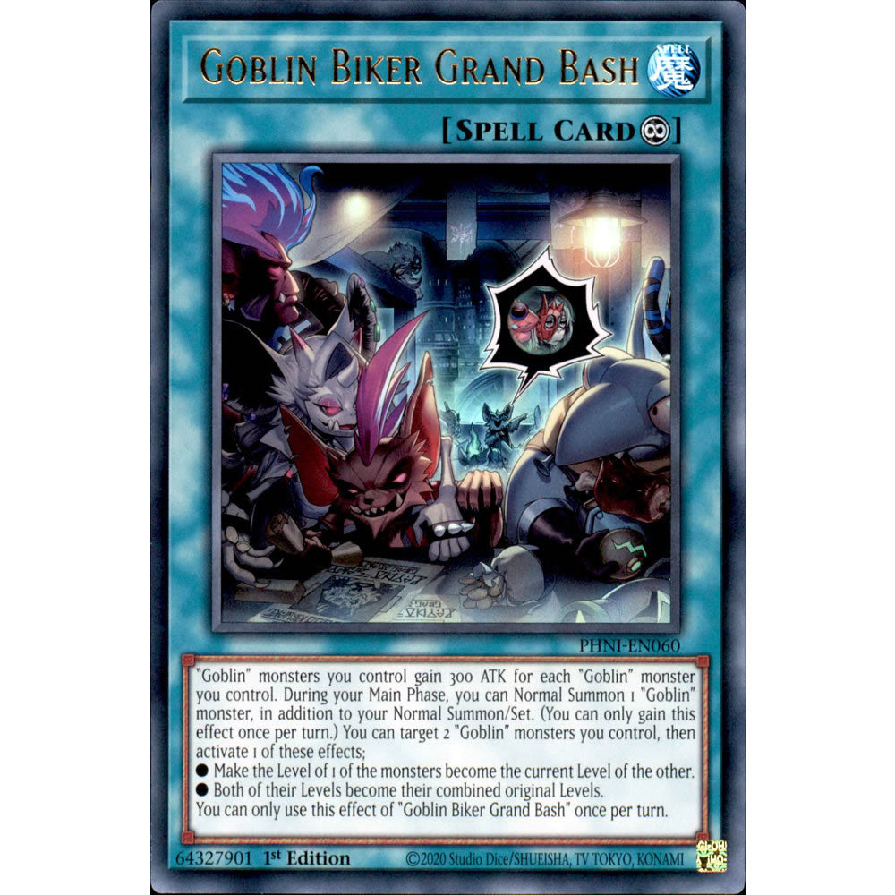 Goblin Biker Grand Bash PHNI-EN060 Yu-Gi-Oh! Card from the Phantom Nightmare Set