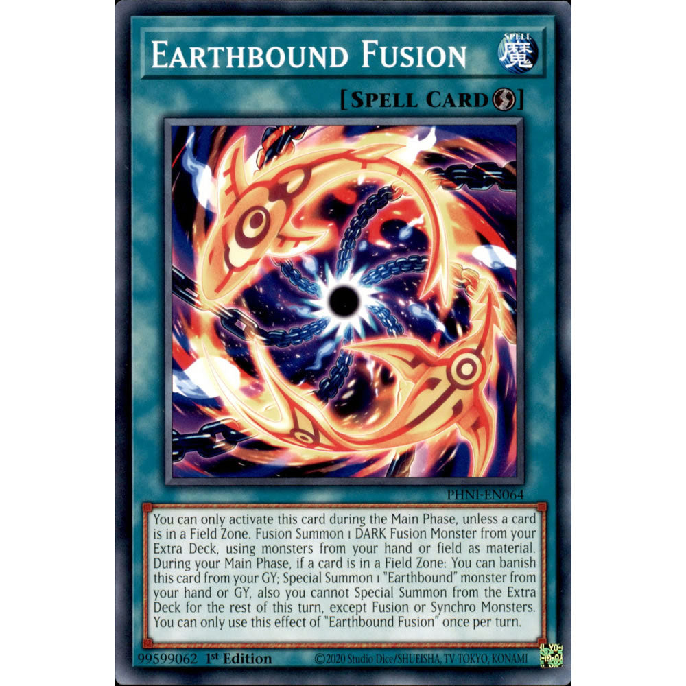 Earthbound Fusion PHNI-EN064 Yu-Gi-Oh! Card from the Phantom Nightmare Set