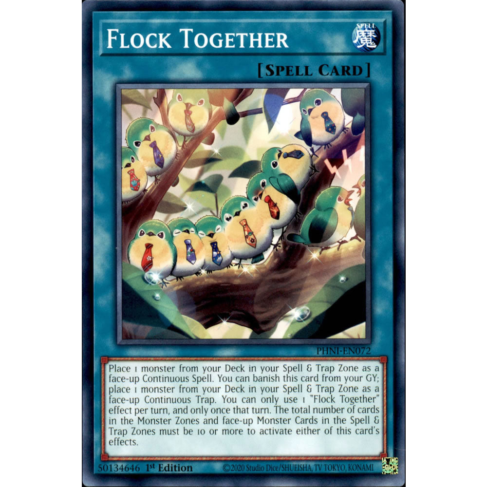 Flock Together PHNI-EN072 Yu-Gi-Oh! Card from the Phantom Nightmare Set