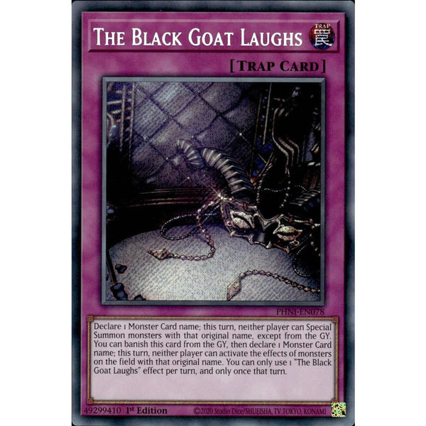 The Black Goat Laughs PHNI-EN078 Yu-Gi-Oh! Card