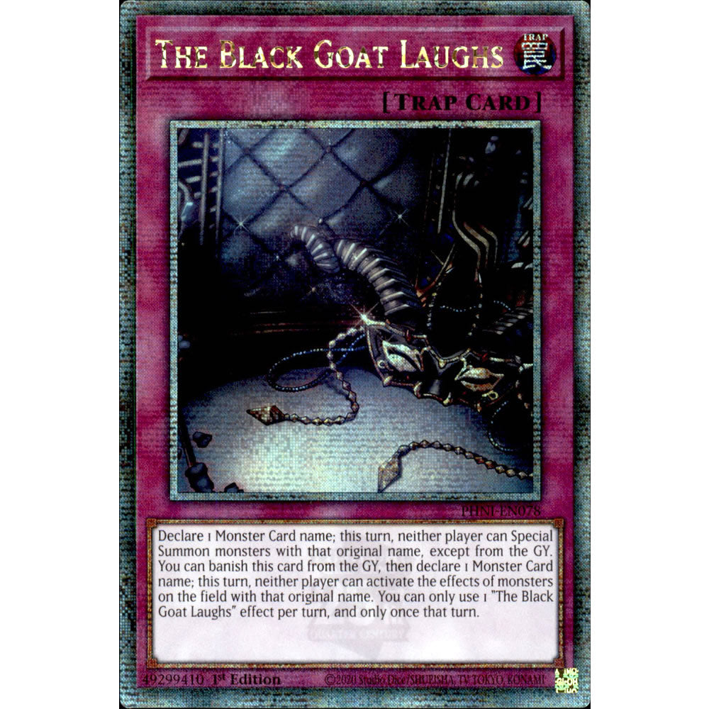 The Black Goat Laughs PHNI-EN078 Yu-Gi-Oh! Card The Black Goat Laughs PHNI-EN078 Yu-Gi-Oh! Card