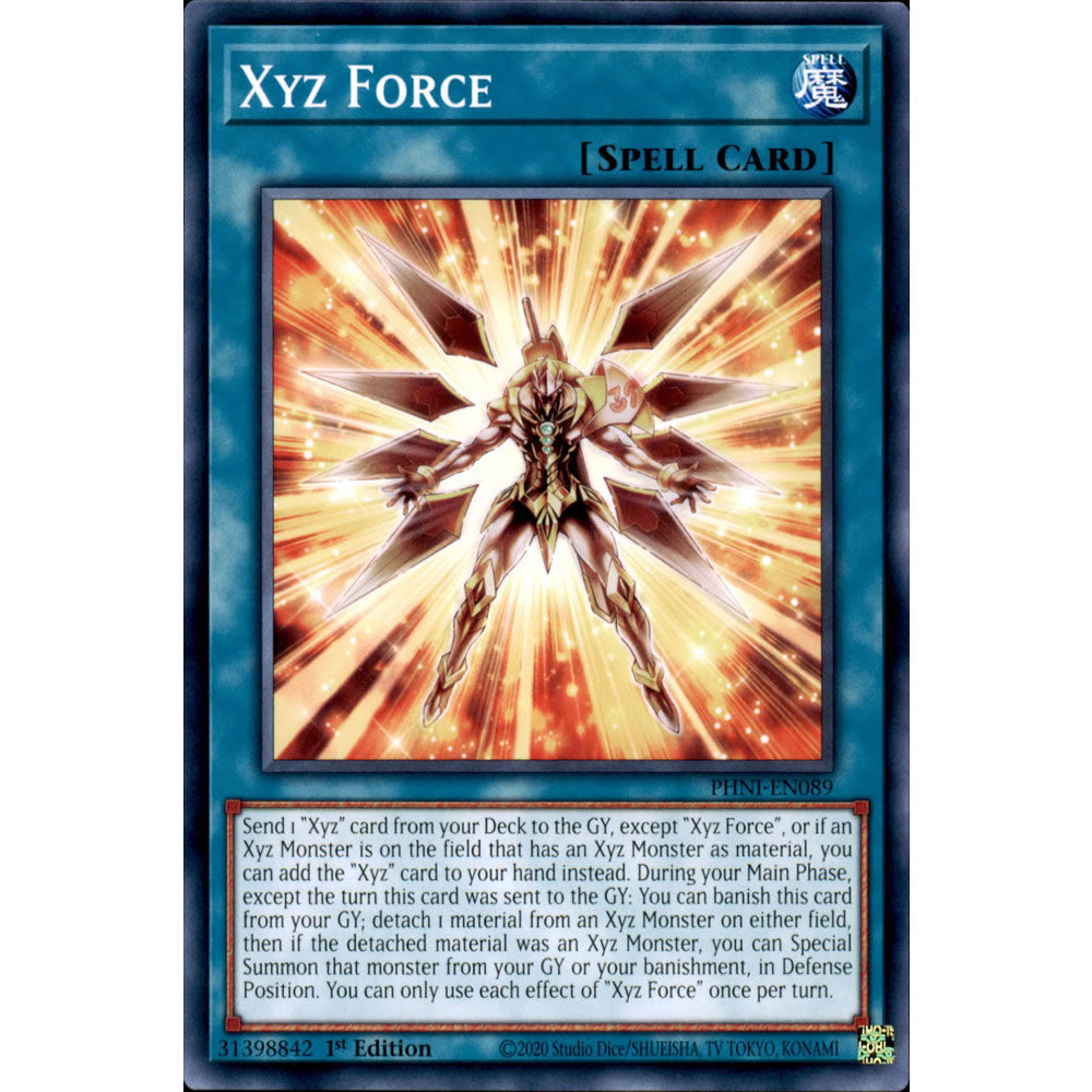 Xyz Force PHNI-EN089 Yu-Gi-Oh! Card from the Phantom Nightmare Set