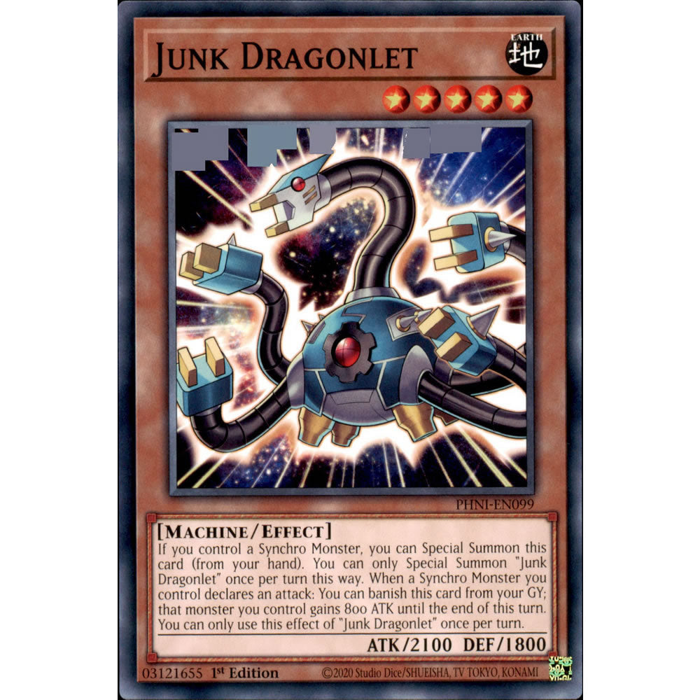 Junk Dragonlet PHNI-EN099 Yu-Gi-Oh! Card from the Phantom Nightmare Set