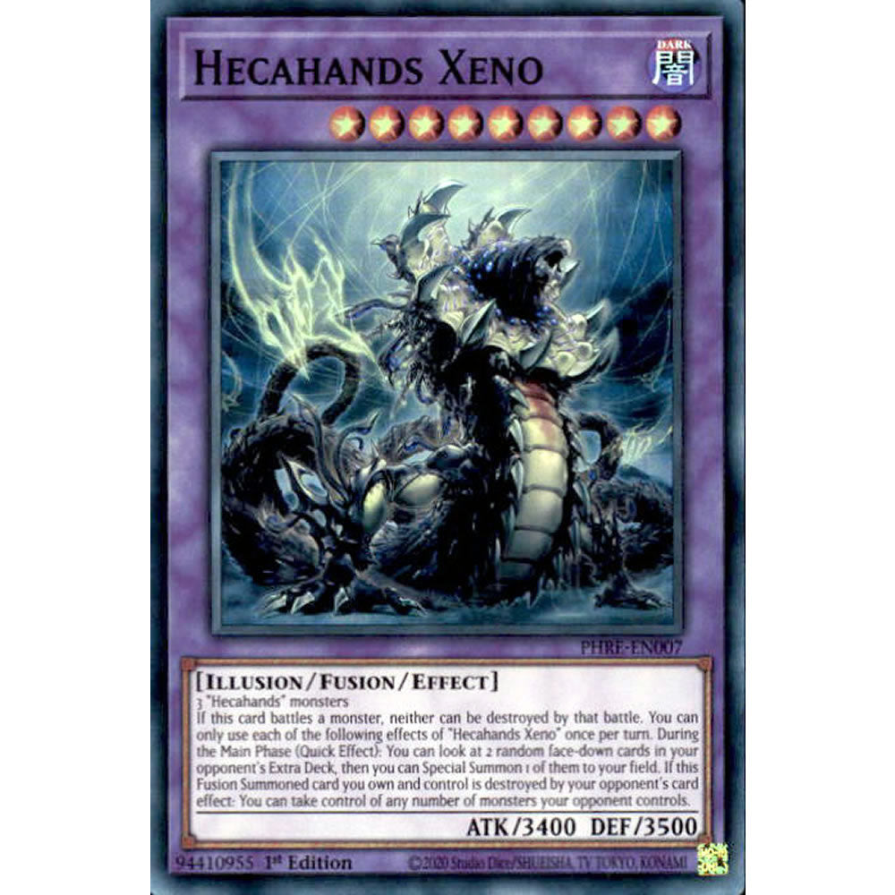 Hecahands Xeno PHRE-EN007 Yu-Gi-Oh! Card from the Phantom Revenge Set
