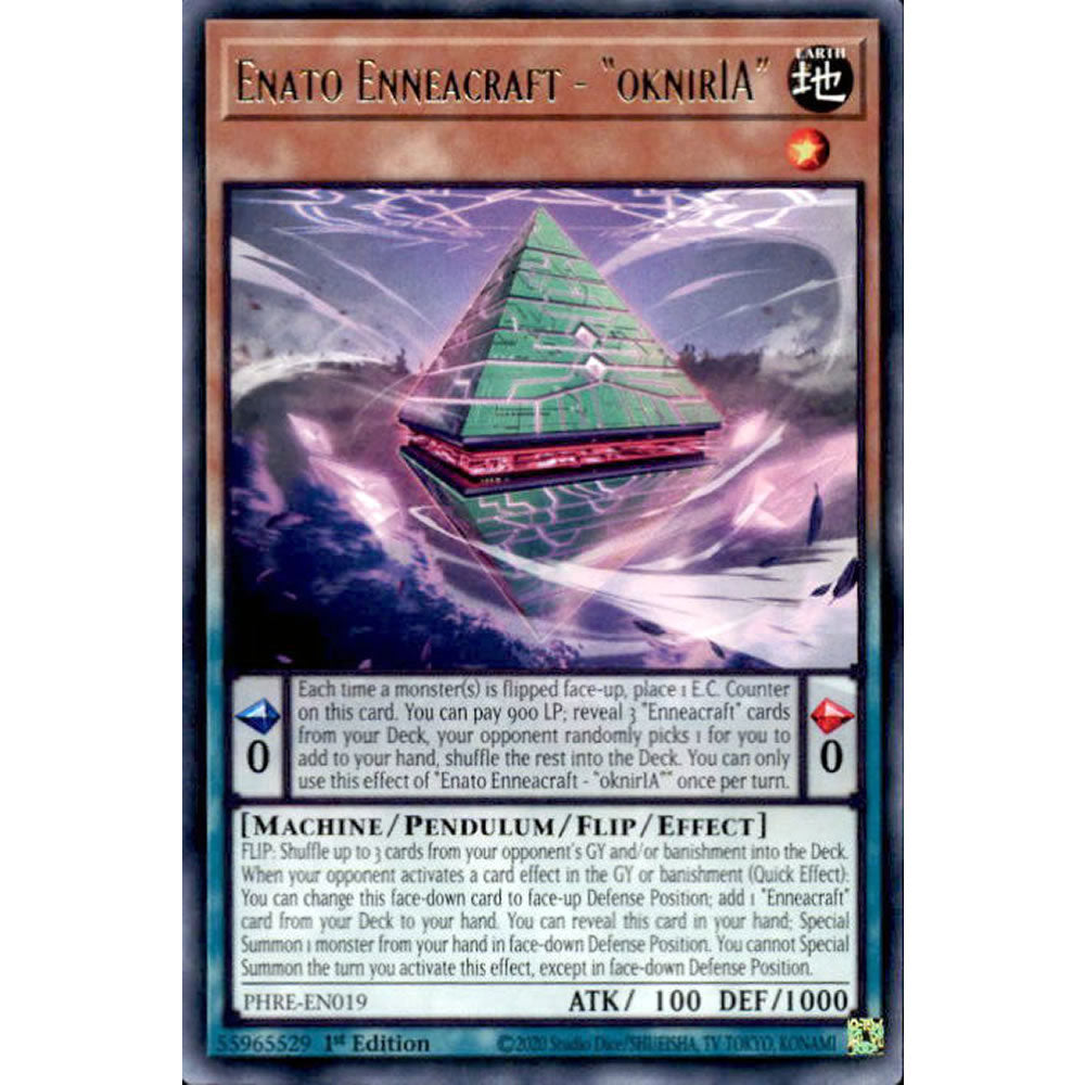 Enato Enneacraft - oknirIA PHRE-EN019 Yu-Gi-Oh! Card from the Phantom Revenge Set