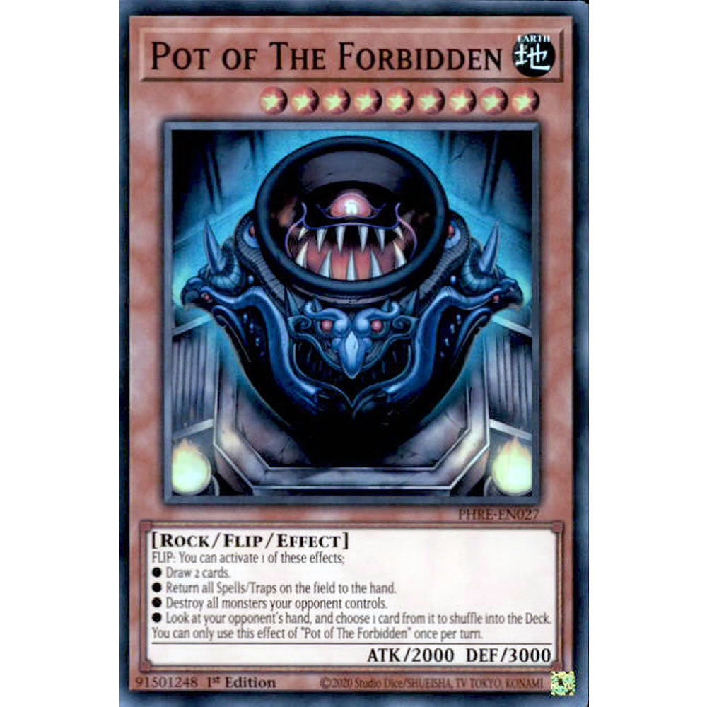 Pot of The Forbidden PHRE-EN027 Yu-Gi-Oh! Card from the Phantom Revenge Set