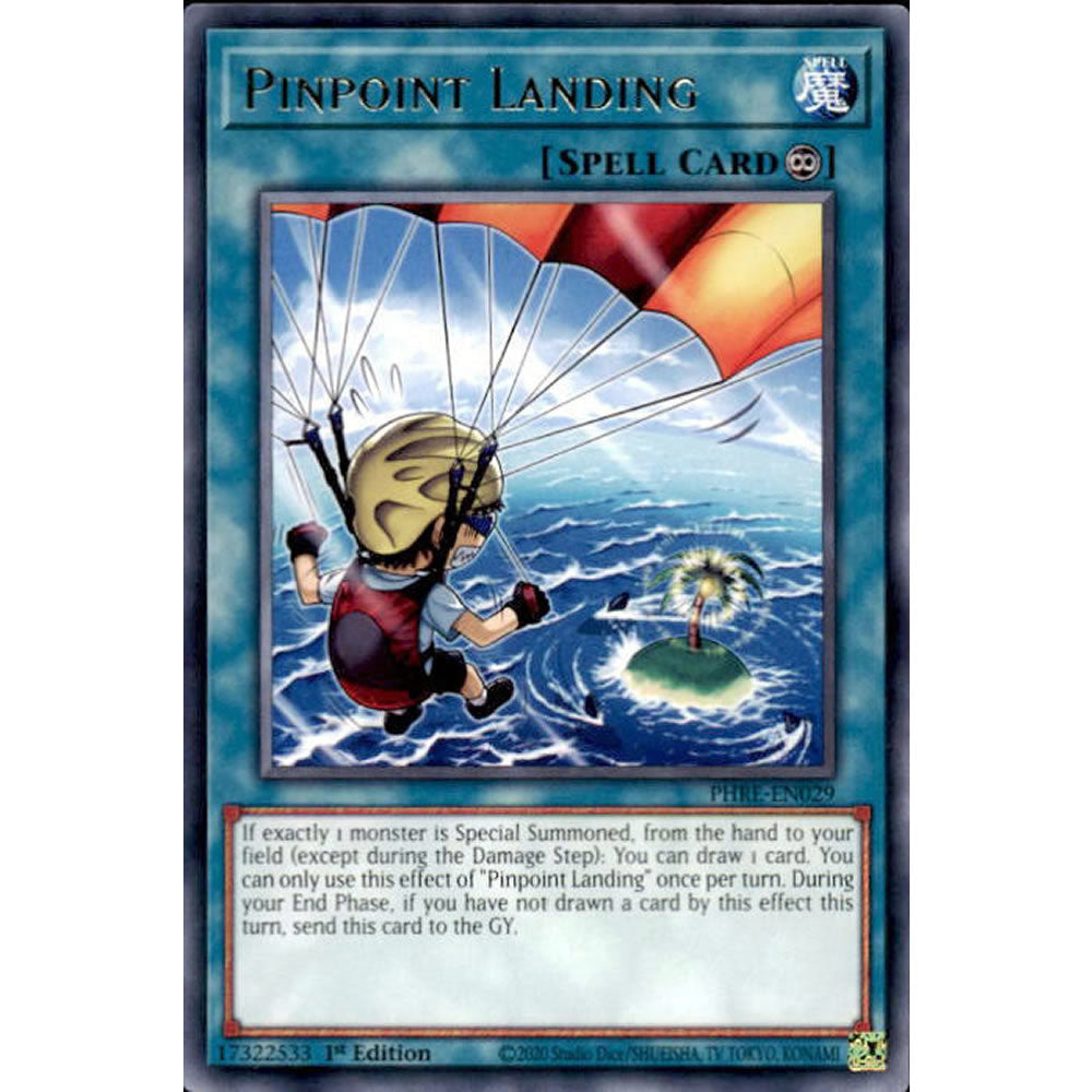 Pinpoint Landing PHRE-EN029 Yu-Gi-Oh! Card from the Phantom Revenge Set