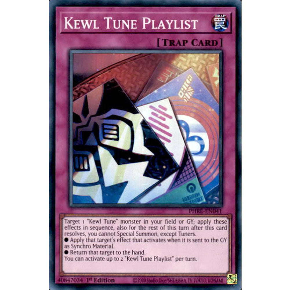 Kewl Tune Playlist PHRE-EN041 Yu-Gi-Oh! Card from the Phantom Revenge Set