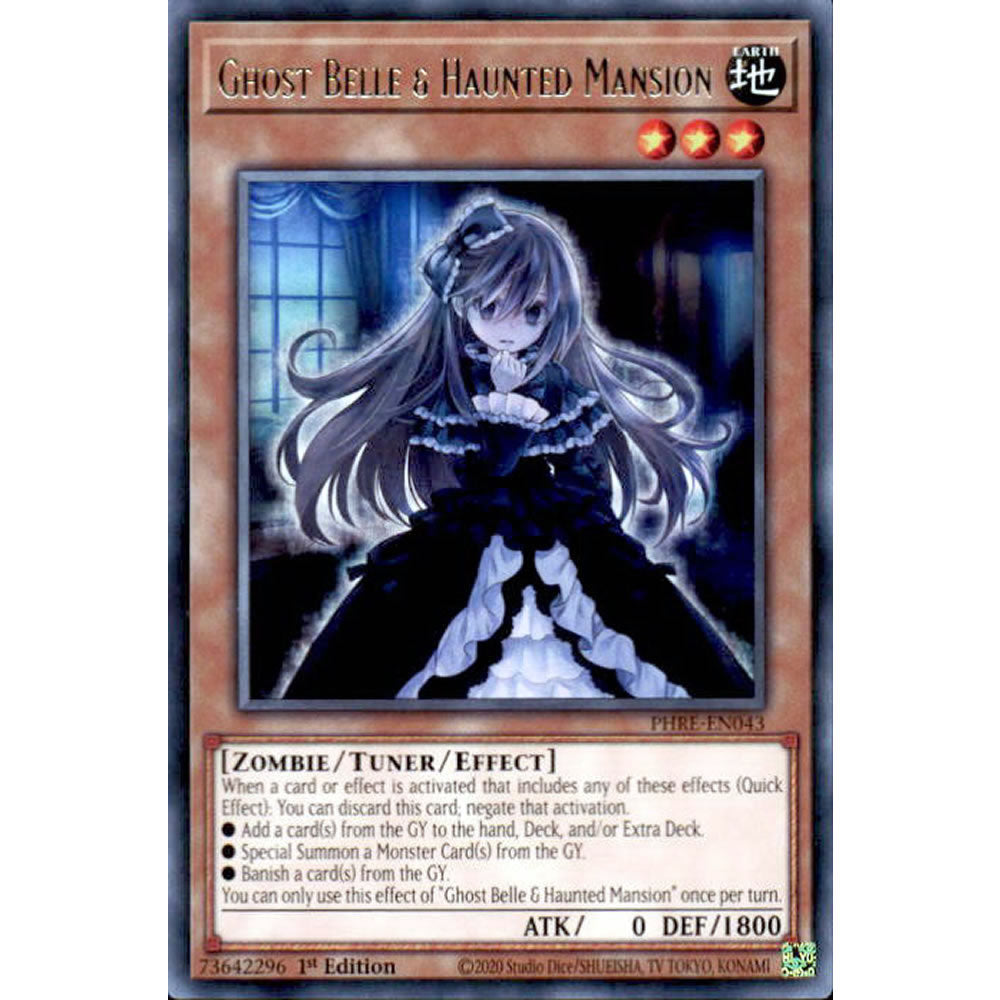 Ghost Belle & Haunted Mansion PHRE-EN043 Yu-Gi-Oh! Card from the Phantom Revenge Set