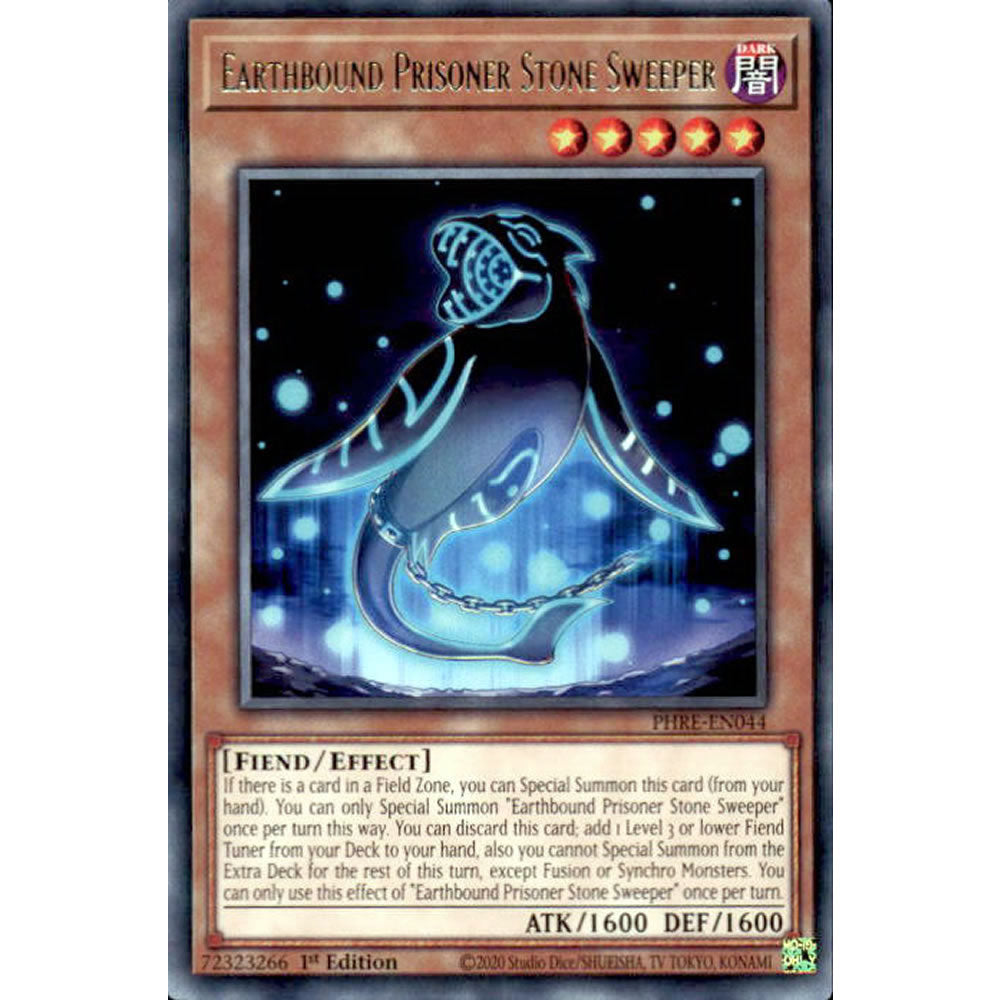 Earthbound Prisoner Stone Sweeper PHRE-EN044 Yu-Gi-Oh! Card from the Phantom Revenge Set