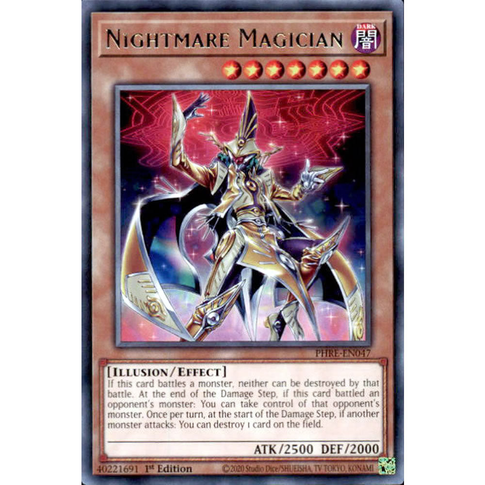 Nightmare Magician PHRE-EN047 Yu-Gi-Oh! Card from the Phantom Revenge Set