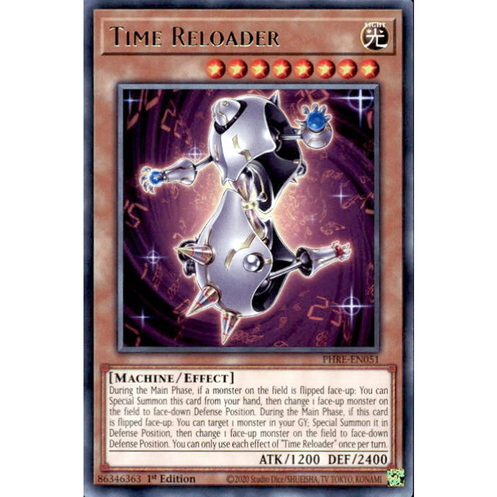 Time Reloader PHRE-EN051 Yu-Gi-Oh! Card from the Phantom Revenge Set