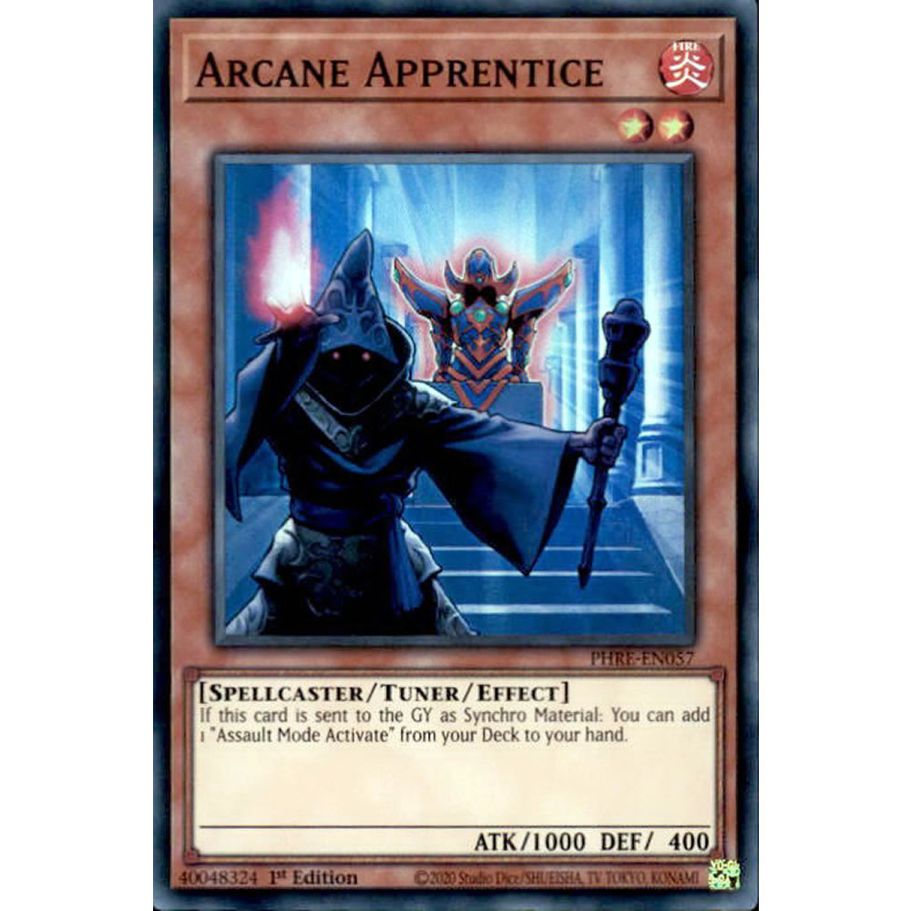 Arcane Apprentice PHRE-EN057 Yu-Gi-Oh! Card from the Phantom Revenge Set