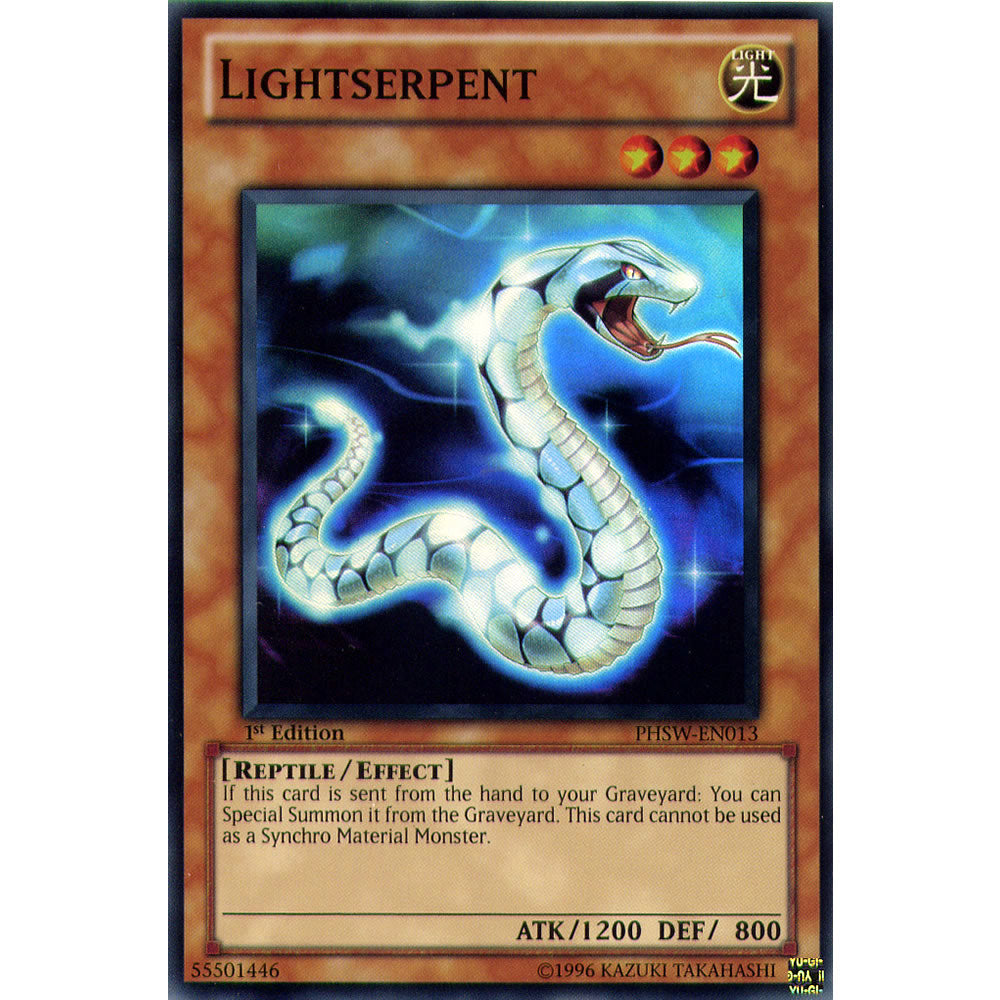 Lightserpent PHSW-EN013 Yu-Gi-Oh! Card from the Photon Shockwave Set