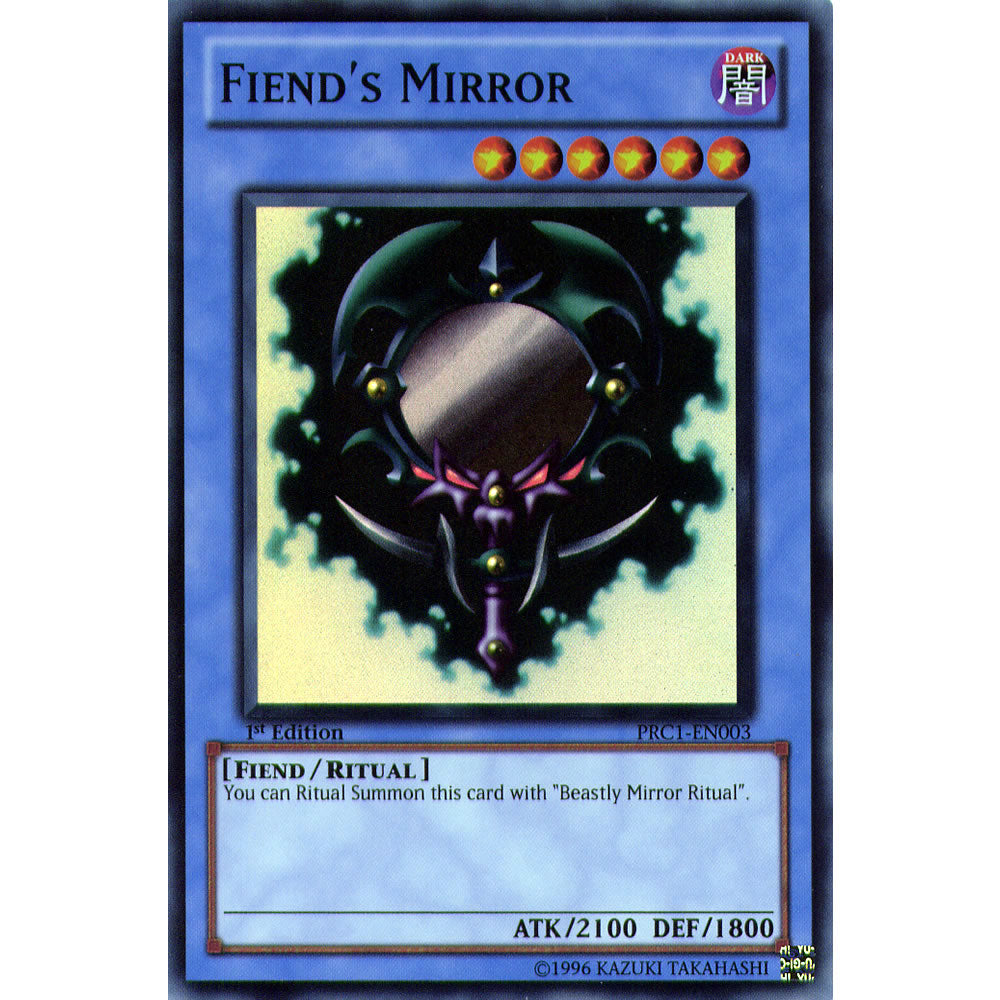 Fiend's Mirror PRC1-EN003 Yu-Gi-Oh! Card from the Premium Collection Tin Promo Set
