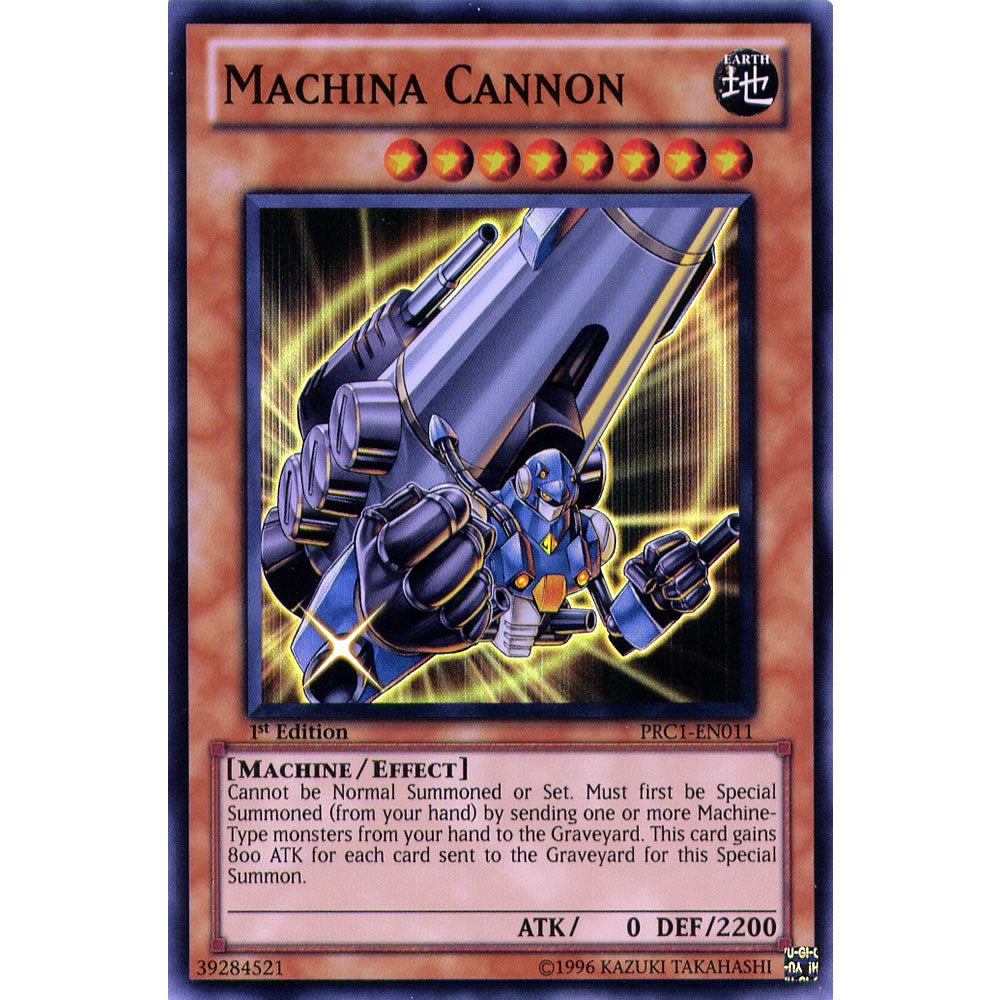 Machina Cannon PRC1-EN011 Yu-Gi-Oh! Card from the Premium Collection Tin Promo Set
