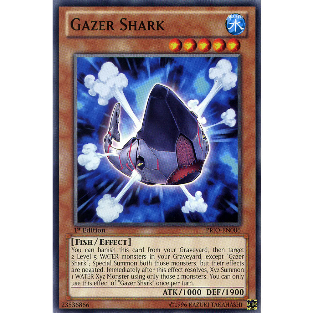 Gazer Shark PRIO-EN006 Yu-Gi-Oh! Card from the Primal Origin Set