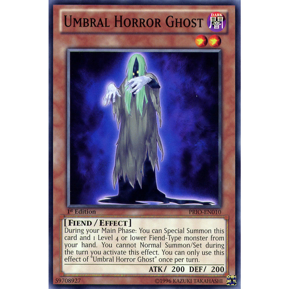Umbral Horror Ghost PRIO-EN010 Yu-Gi-Oh! Card from the Primal Origin Set