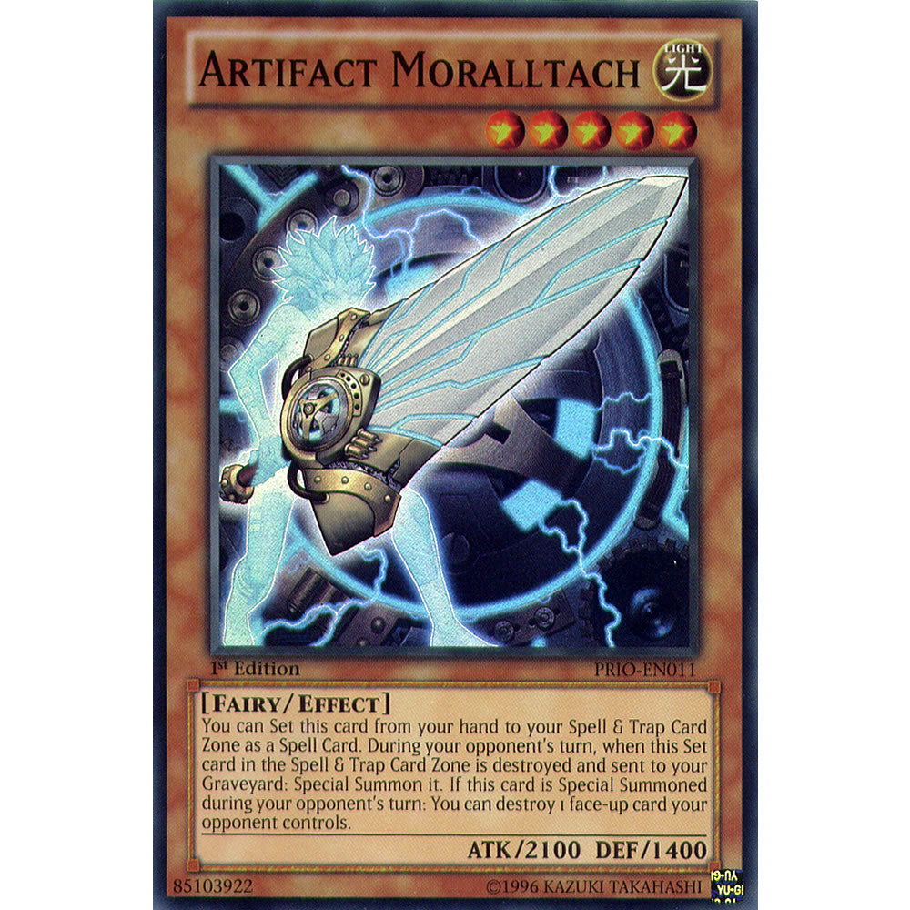 Artifact Moralltach PRIO-EN011 Yu-Gi-Oh! Card from the Primal Origin Set