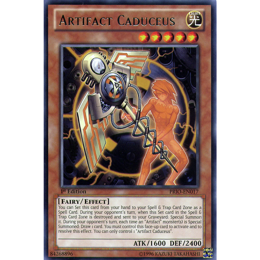 Artifact Caduceus PRIO-EN017 Yu-Gi-Oh! Card from the Primal Origin Set