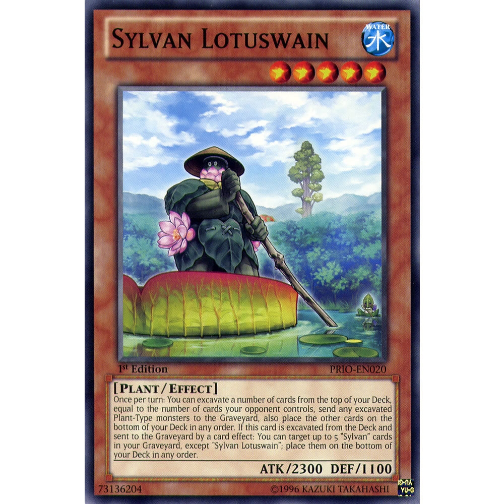 Sylvan Lotuswain PRIO-EN020 Yu-Gi-Oh! Card from the Primal Origin Set