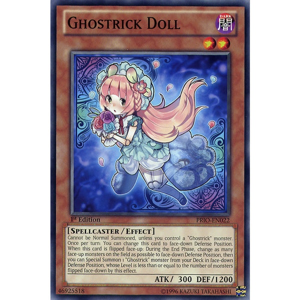 Yu-Gi-Oh! Ghostrick Socuteboss Card - PRIO-EN051 Rare 1st Edition From Primal Origin Set - View #10