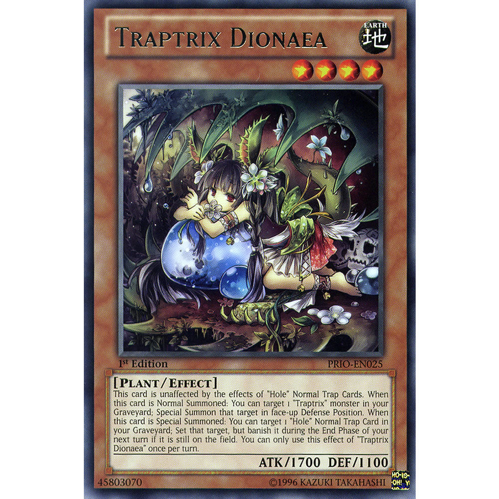 Traptrix Dionaea PRIO-EN025 Yu-Gi-Oh! Card from the Primal Origin Set