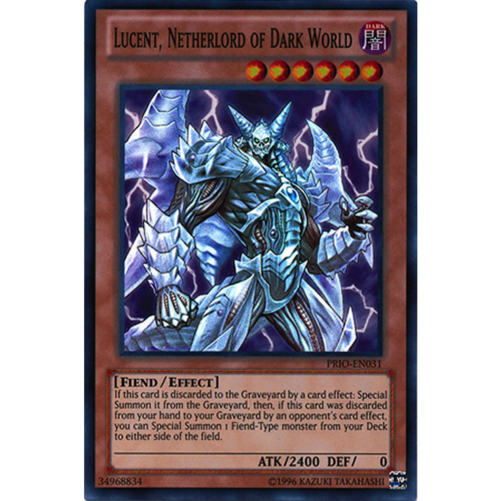Lucent, Netherlord of Dark World PRIO-EN031 Yu-Gi-Oh! Card from the Primal Origin Set