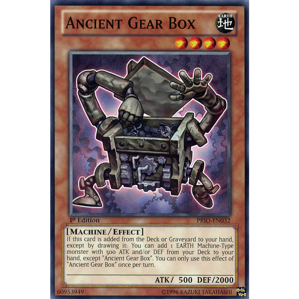 Ancient Gear Box PRIO-EN032 Yu-Gi-Oh! Card from the Primal Origin Set