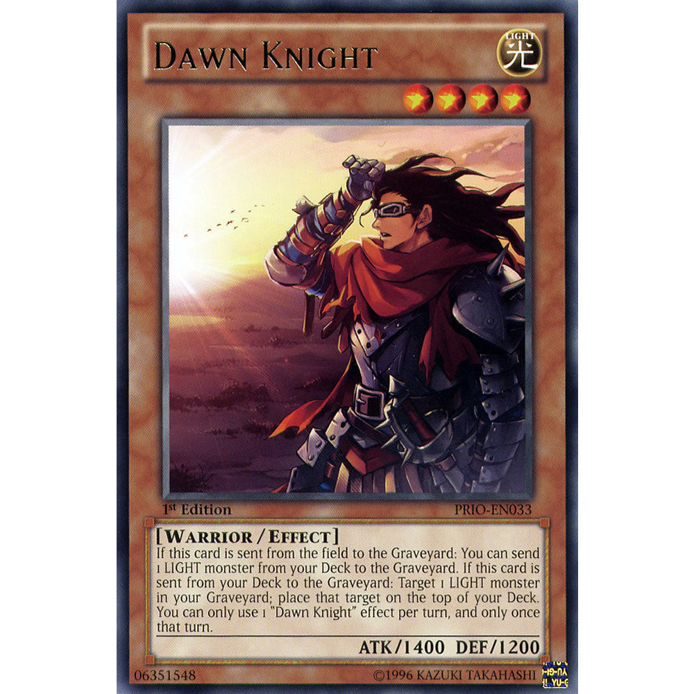 Dawn Knight PRIO-EN033 Yu-Gi-Oh! Card from the Primal Origin Set
