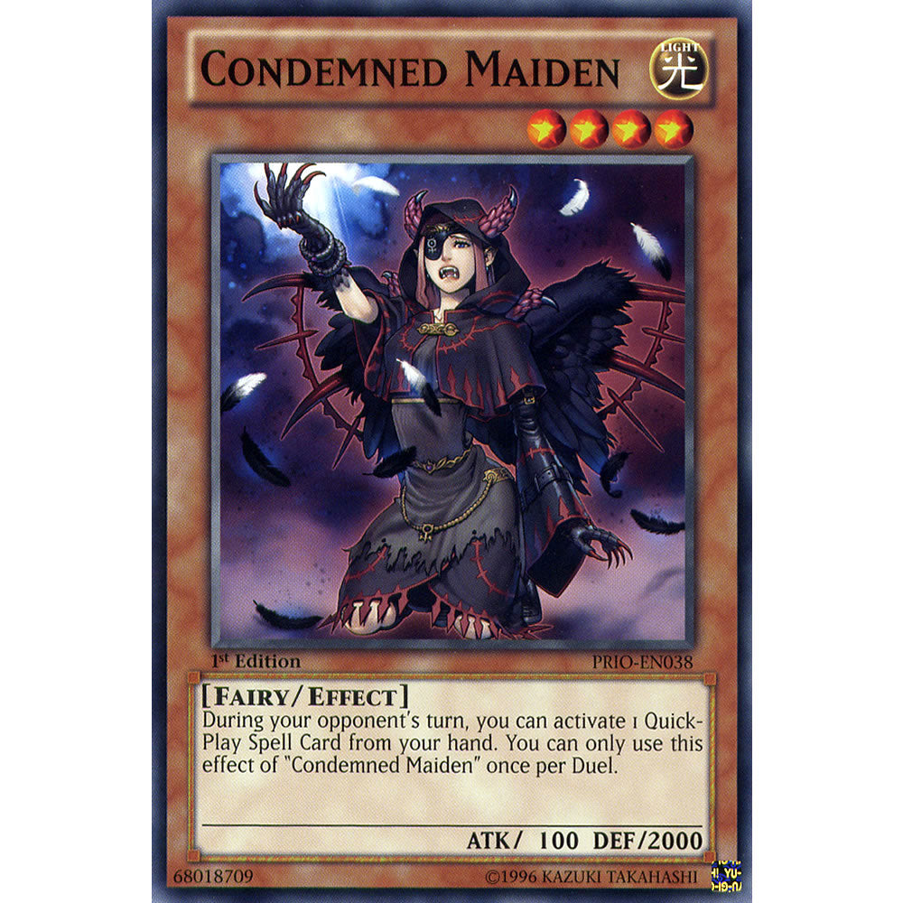 Condemned Maiden PRIO-EN038 Yu-Gi-Oh! Card from the Primal Origin Set
