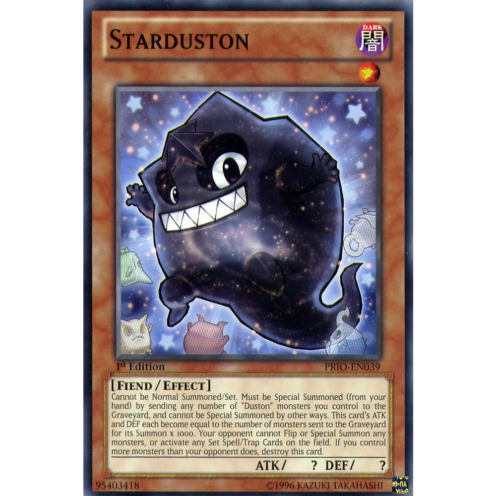 Starduston PRIO-EN039 Yu-Gi-Oh! Card from the Primal Origin Set