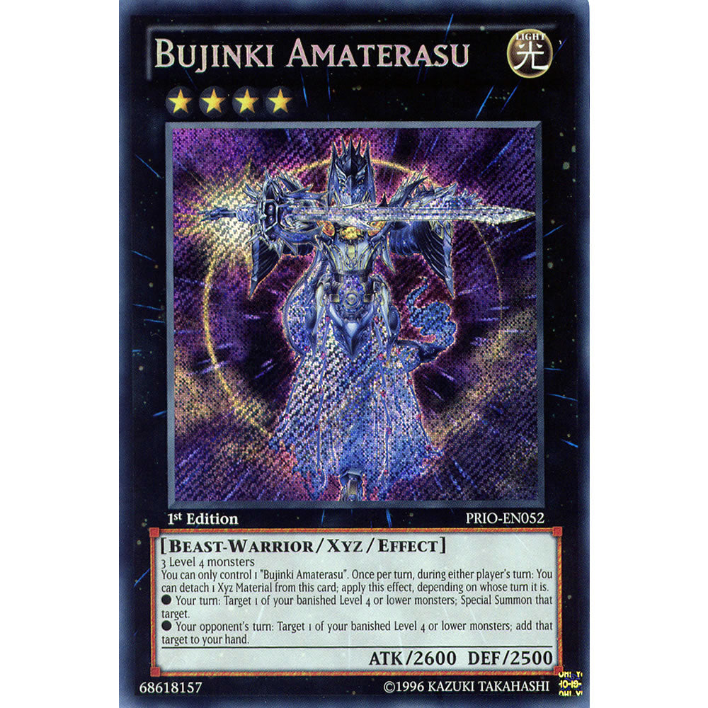 Bujinki Amaterasu PRIO-EN052 Yu-Gi-Oh! Card from the Primal Origin Set