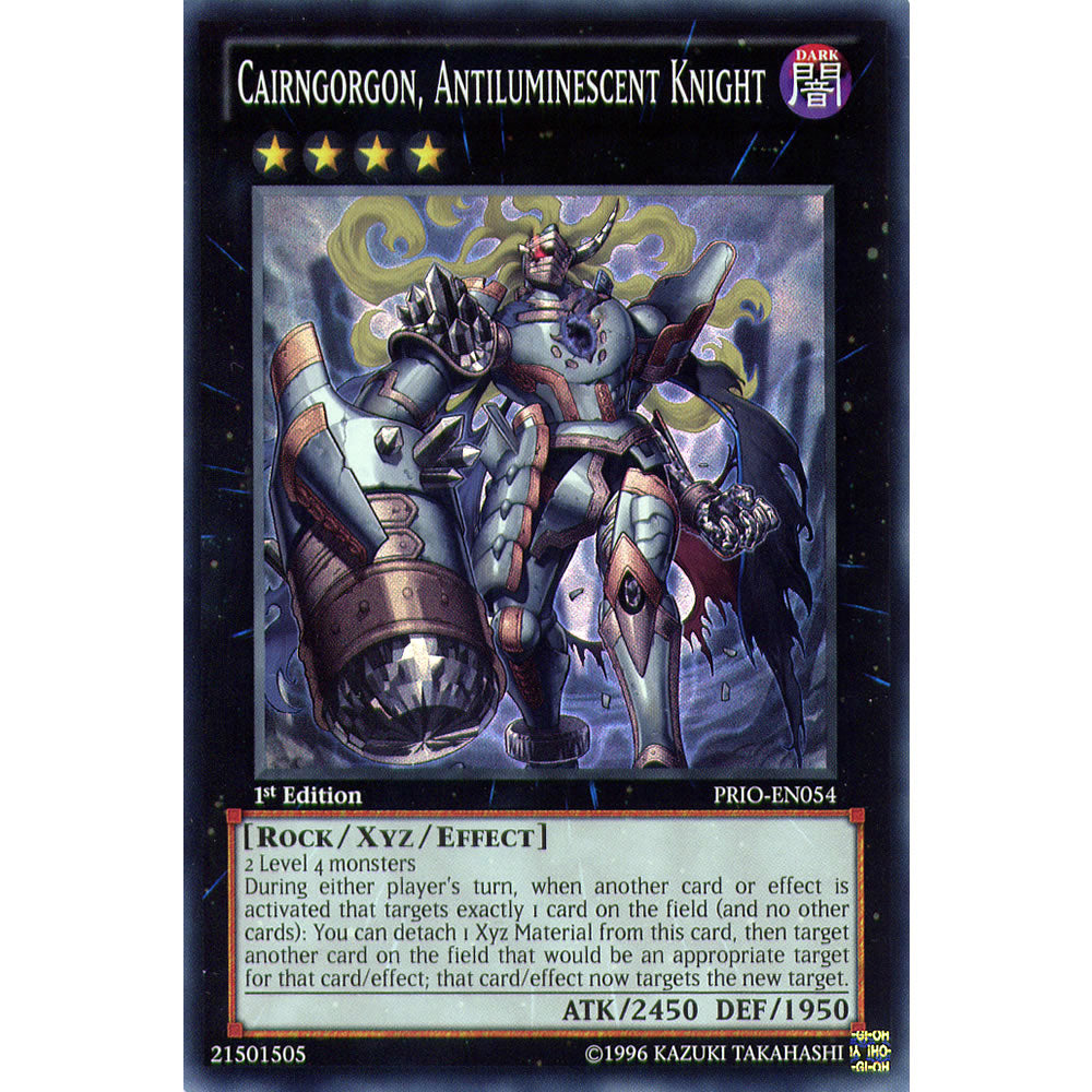 Cairngorgon, Antiluminescent Knight PRIO-EN054 Yu-Gi-Oh! Card from the Primal Origin Set