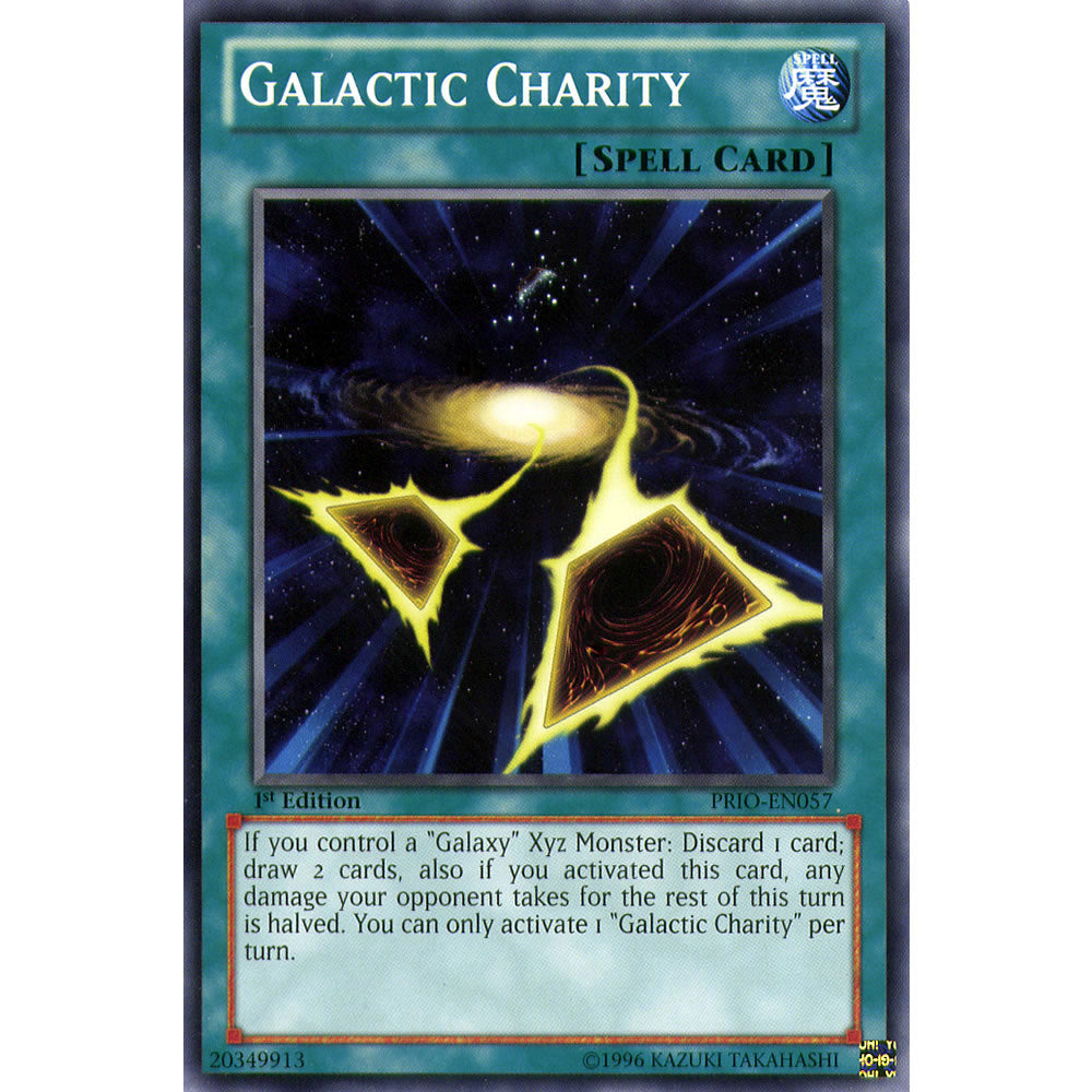 Galactic Charity PRIO-EN057 Yu-Gi-Oh! Card from the Primal Origin Set