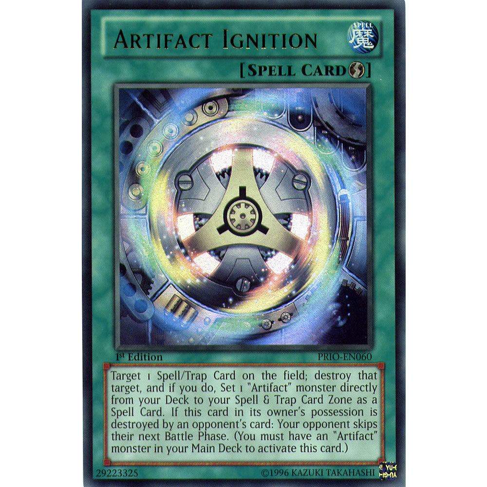 Artifact Ignition PRIO-EN060 Yu-Gi-Oh! Card from the Primal Origin Set