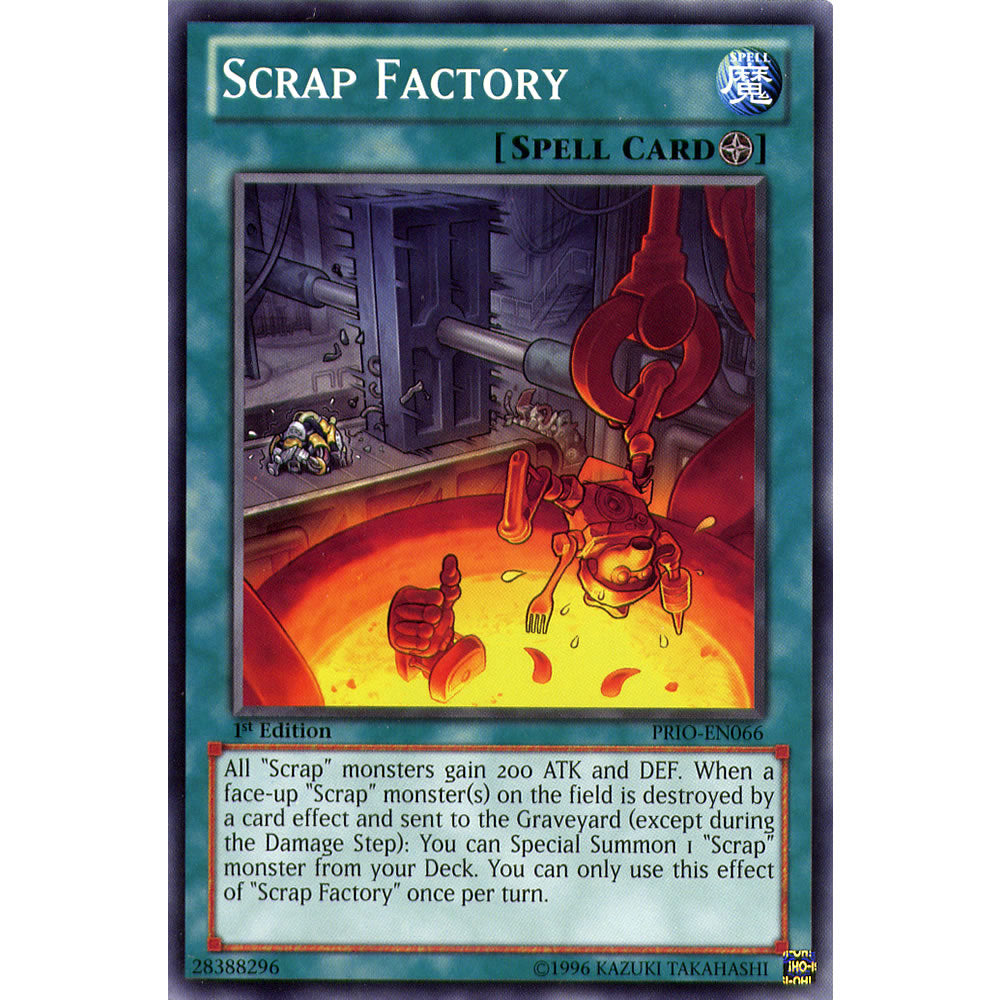 Scrap Factory PRIO-EN066 Yu-Gi-Oh! Card from the Primal Origin Set