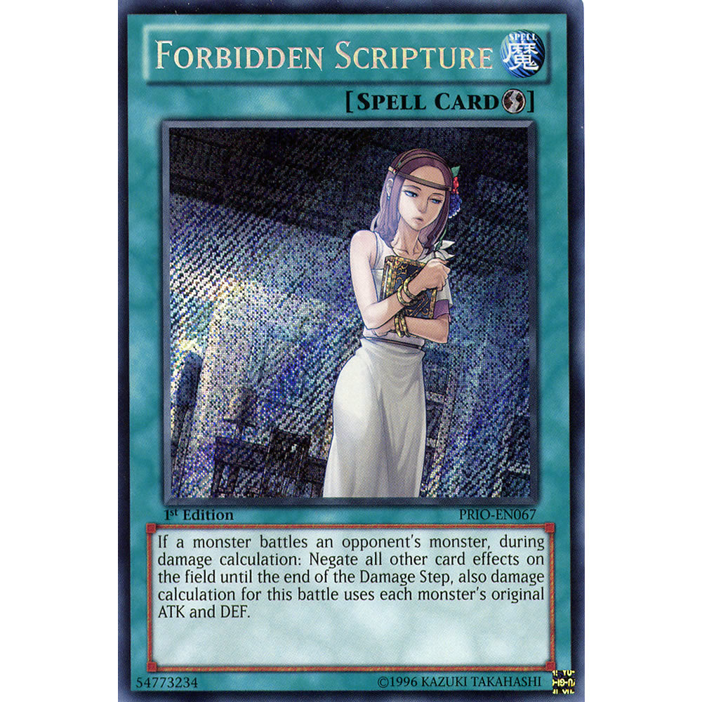 Forbidden Scripture PRIO-EN067 Yu-Gi-Oh! Card from the Primal Origin Set
