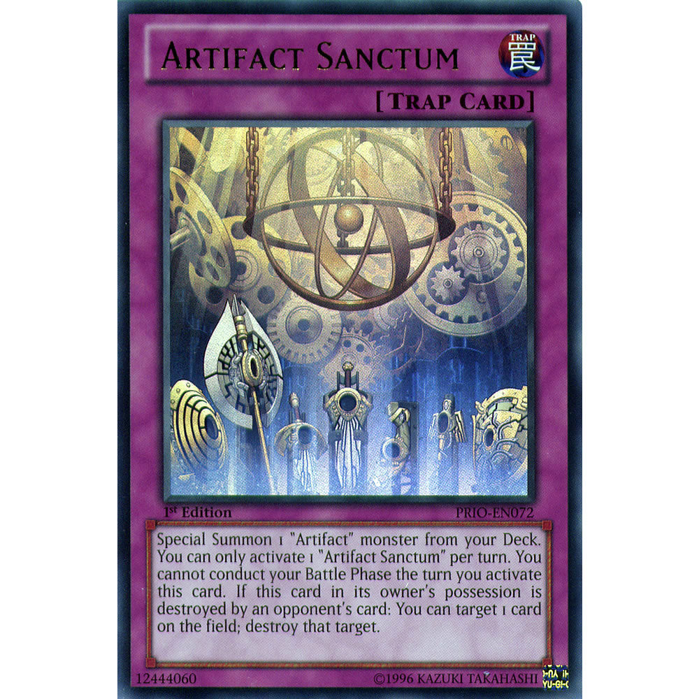 Artifact Sanctum PRIO-EN072 Yu-Gi-Oh! Card from the Primal Origin Set