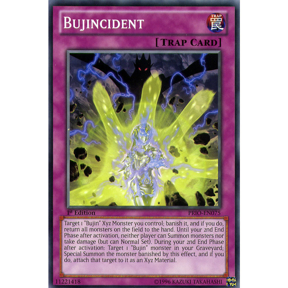 Bujincident PRIO-EN075 Yu-Gi-Oh! Card from the Primal Origin Set