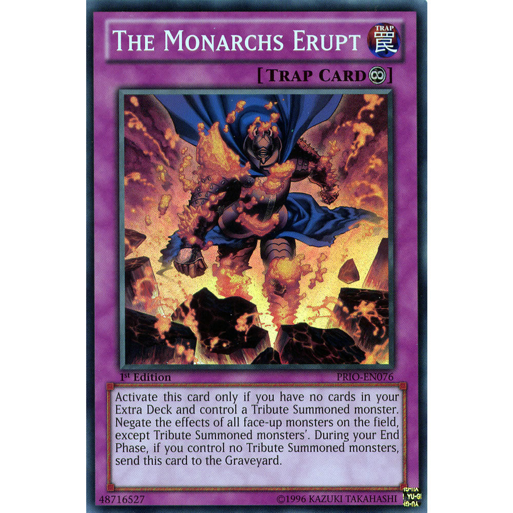 The Monarchs Erupt PRIO-EN076 Yu-Gi-Oh! Card from the Primal Origin Set