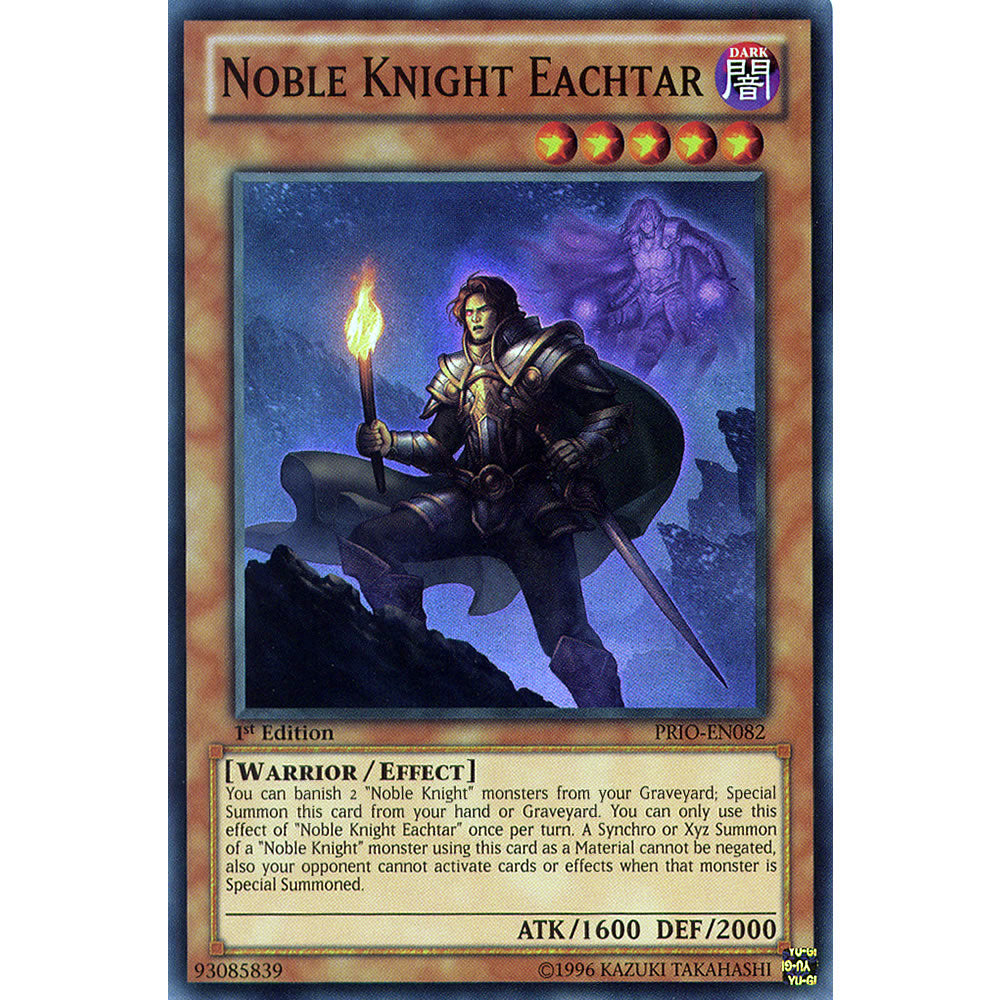 Noble Knight Eachtar PRIO-EN082 Yu-Gi-Oh! Card from the Primal Origin Set