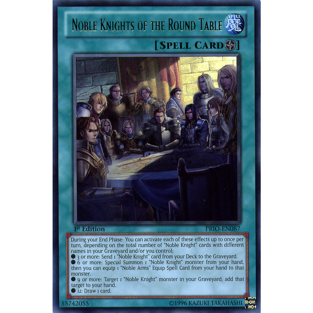 Noble Knights of the Round Table PRIO-EN087 Yu-Gi-Oh! Card from the Primal Origin Set