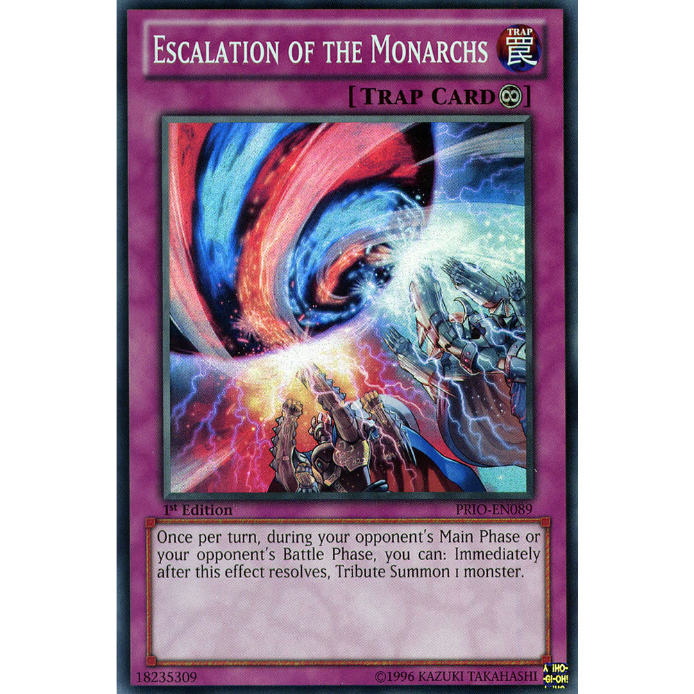 Escalation of the Monarchs PRIO-EN089 Yu-Gi-Oh! Card from the Primal Origin Set