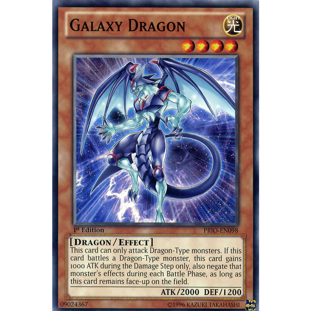 Galaxy Dragon PRIO-EN098 Yu-Gi-Oh! Card from the Primal Origin Set