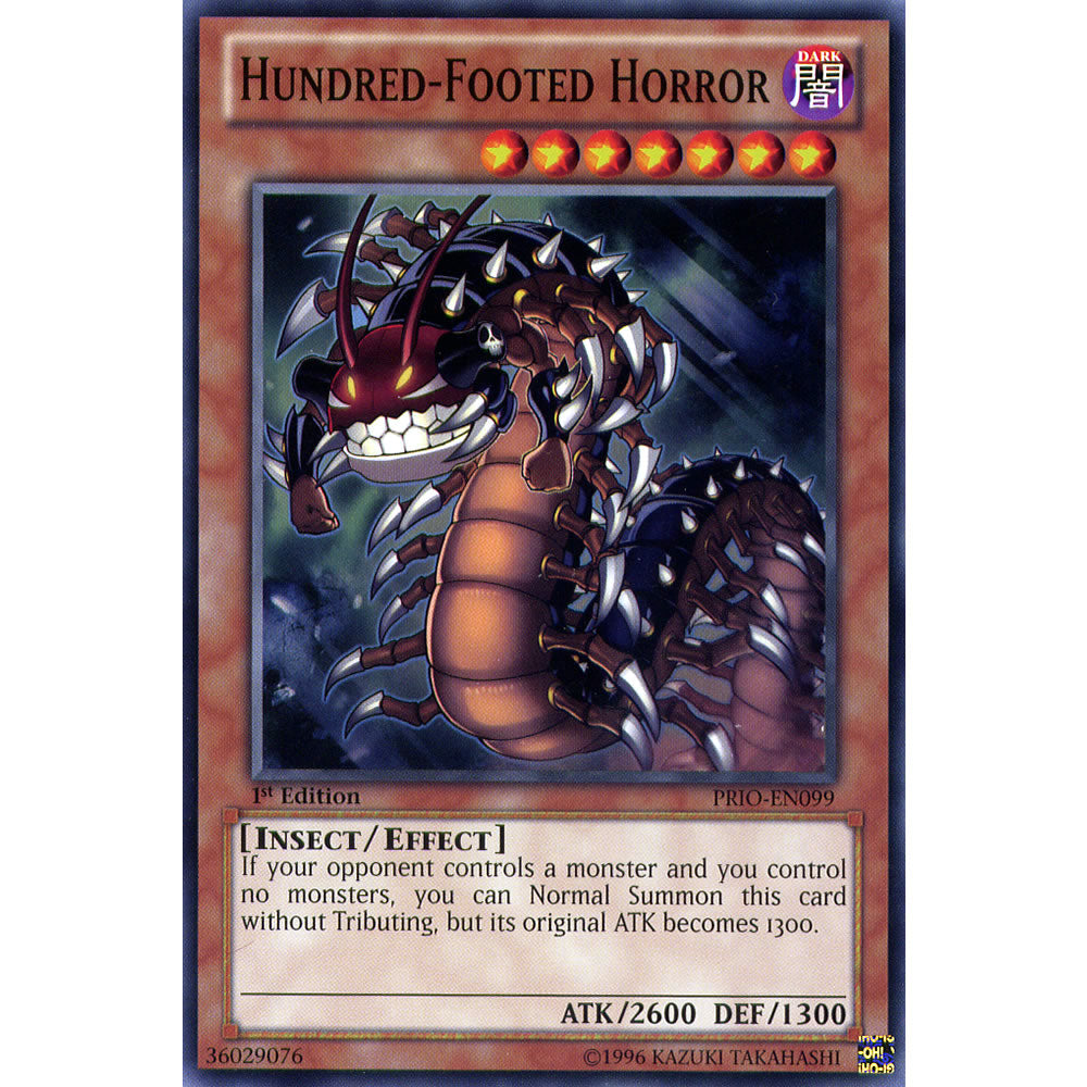 Hundred-Footed Horror PRIO-EN099 Yu-Gi-Oh! Card from the Primal Origin Set