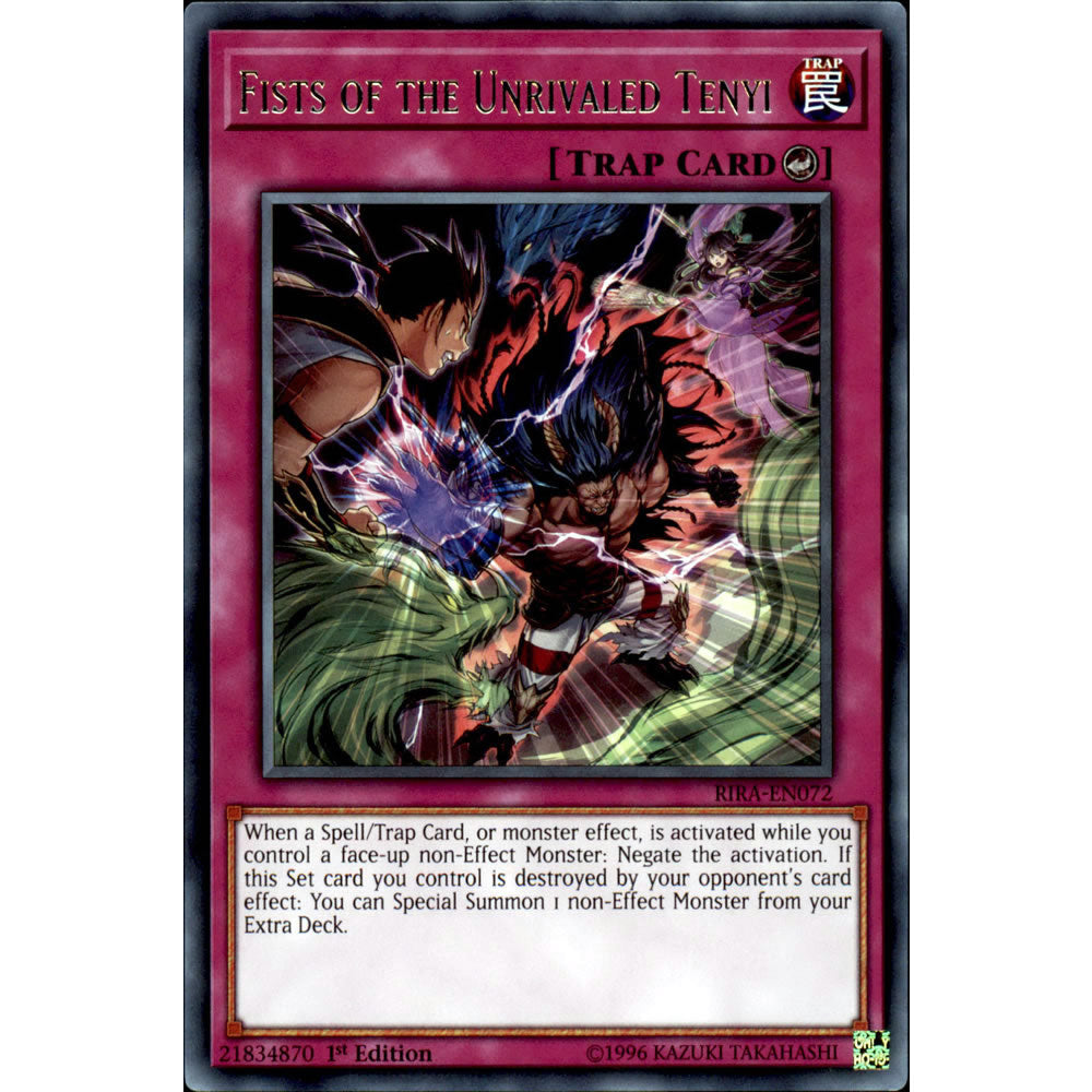 Fists of the Unrivaled Tenyi RIRA-EN072 Yu-Gi-Oh! Card from the Rising Rampage Set